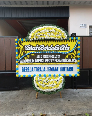 Papan Bunga Duka di Kalinyamat Kulon